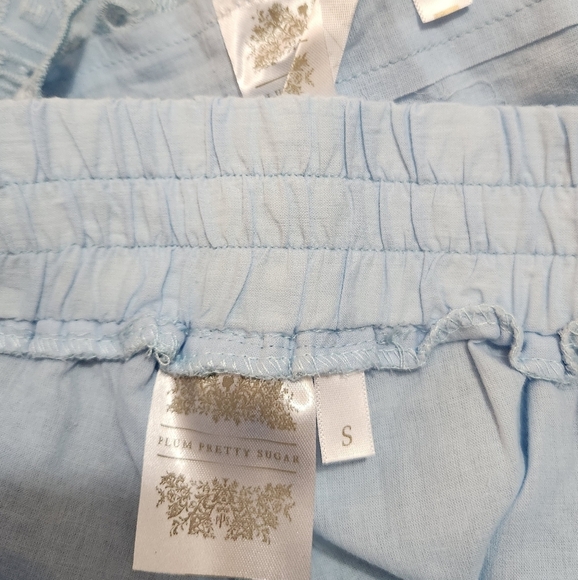 Plum Pretty Sugar Light Blue Pajama Set - Picture 8 of 10